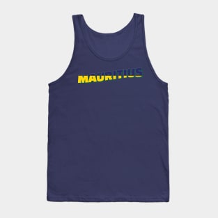 Mauritius Vintage style retro souvenir Tank Top